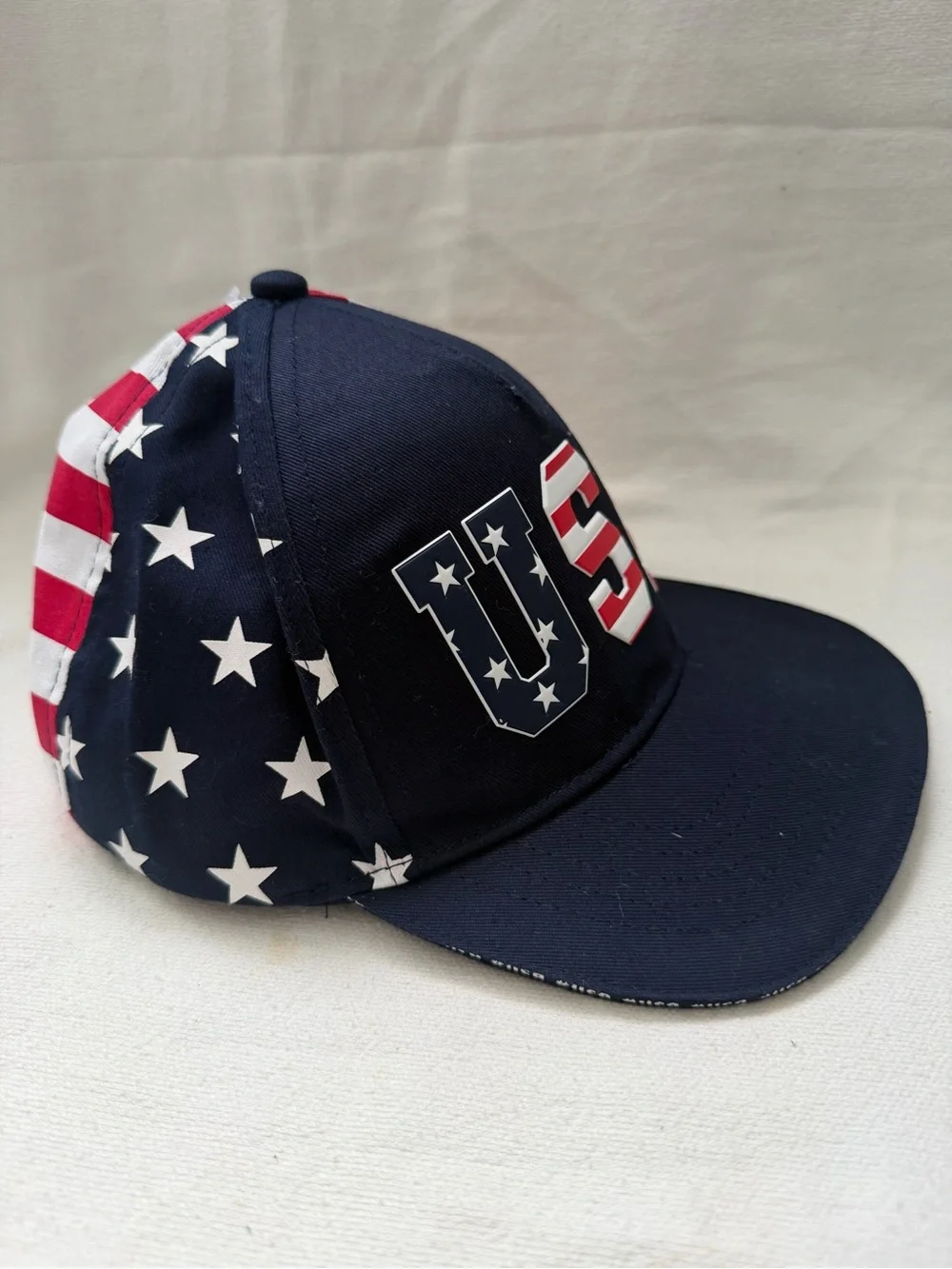 The Children's Place Navy Red White USA Patch Baseball Cap